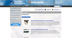 Desktop Screenshot of catalog.precisionfinishinginc.com