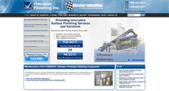 Desktop Screenshot of precisionfinishinginc.com